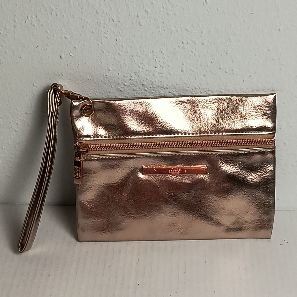 Jones New York Wristlet Clutch Bag Gold Rose - Picture 4 of 11